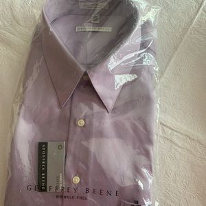 Purple Geoffrey Beene men’s dress shirt